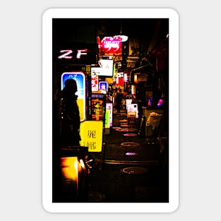 Tokyo Night Alley Sticker